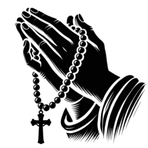 praying hands transparent